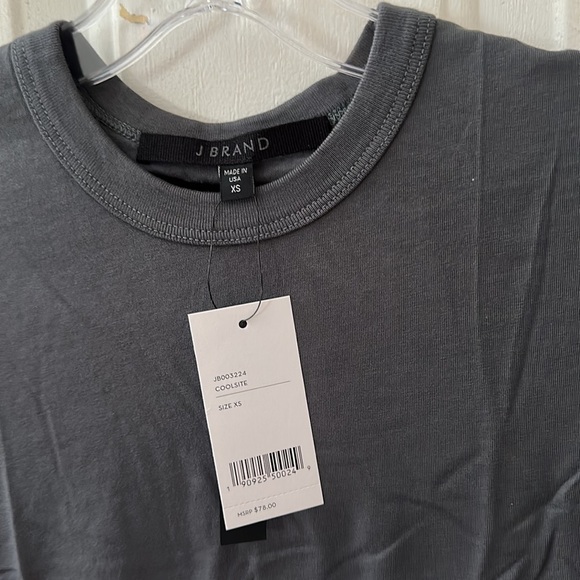 *FINAL* J BRAND COOLSITE TEE: GRAY: NWT: SZ XS - Picture 2 of 3